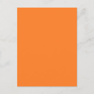 Orange Postkarte