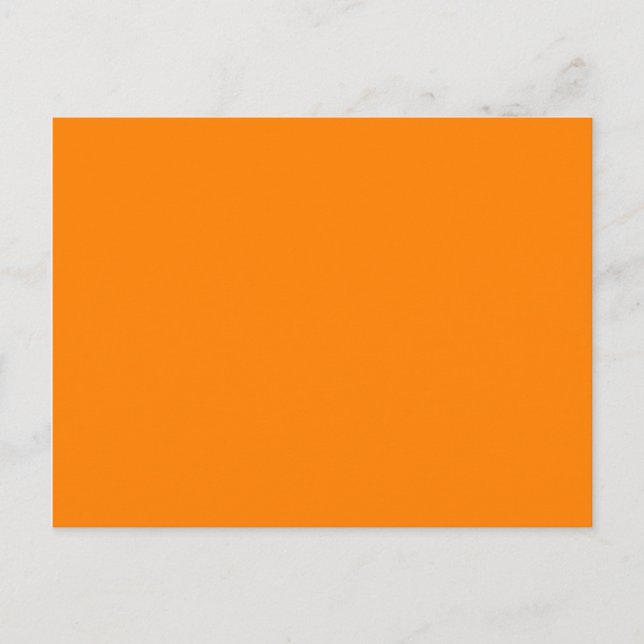 Orange Postkarte (Vorderseite)