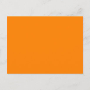 Orange Postkarte
