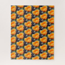 Orange Prickly Pear Cactus Blume Pattern