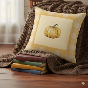 Orange Pumpkin Farmhouse Niedlich Fall Akzent Kissen
