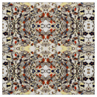 Orange Pumpkin Floral Stoff