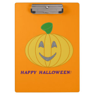 Orange Pumpkin Klemmbrett