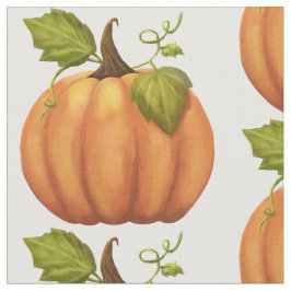 Orange Pumpkin Pattern Stoff