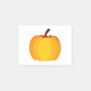 Orange Pumpkin Post-it Klebezettel