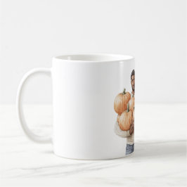 Orange Pumpkins Black Man Kaffeetasse