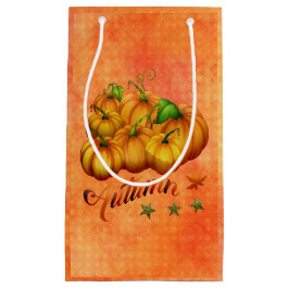 Orange Pumpkins Kleine Geschenktüte
