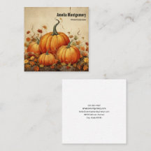 Orange Pumpkins Rustikaler Herbst