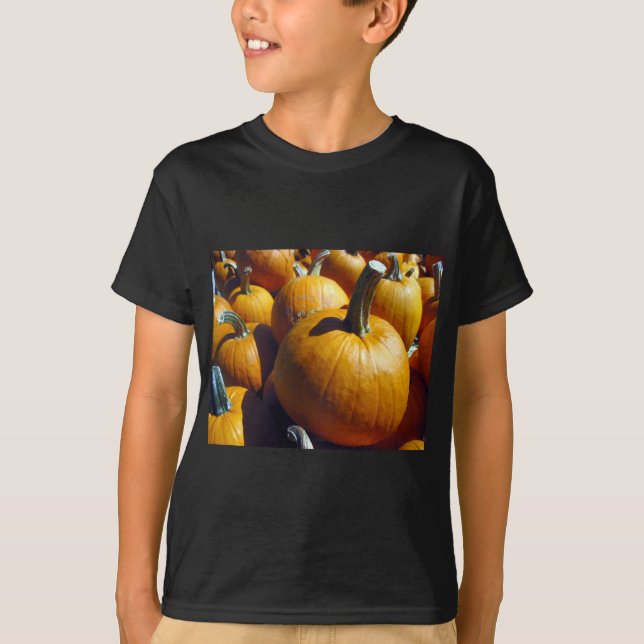 Orange Pumpkins T-Shirt (Vorderseite)