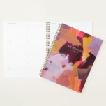 Orange & Purple | Modern Abstract Art Personalized Planer<br><div class="desc">This custom planner cover features a vibrant and unique abstract art design created from my original hand-painted work. The colorful composition adds a modern, artistic touch to your daily planning routine. You can personalize the text to make it perfect for work, school, journaling, or as a thoughtful gift. All artwork...</div>
