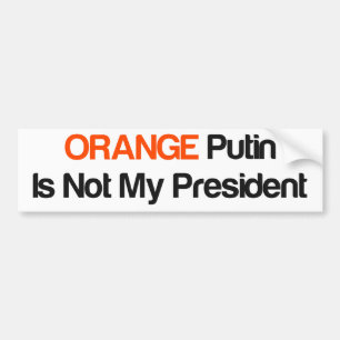 Orange Putin ist nicht mein Präsident Autoaufkleber