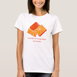 Orange Quadrate T-Shirt