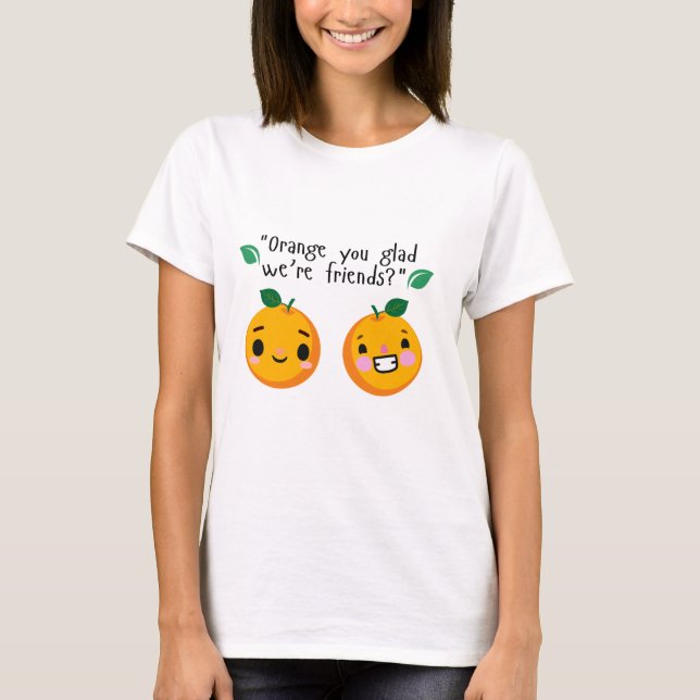 ORANGE QUOTE T-Shirt (Vorderseite)