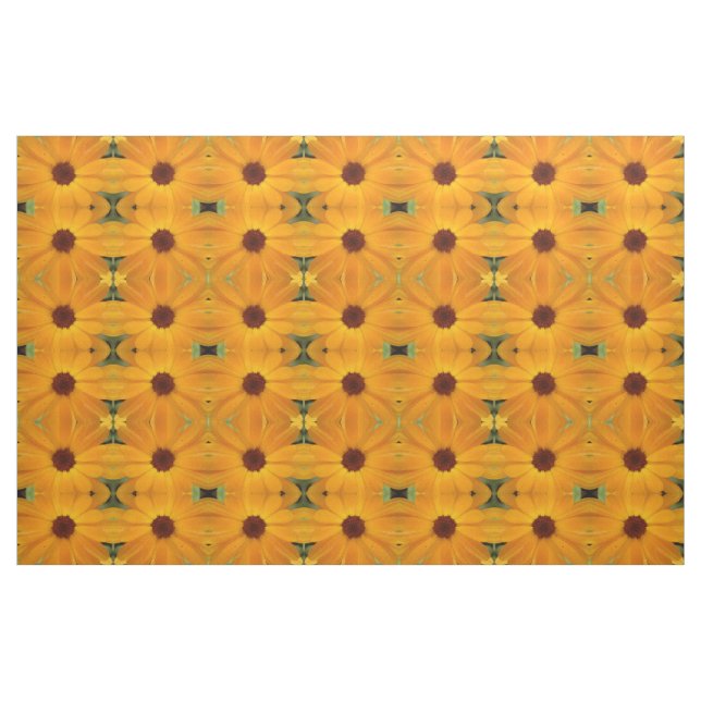 Orange Rain Daisy Gemustertes Gewebe der Blume Stoff (Fat Quarter (45,7 x 55,9 cm))
