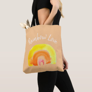 Orange Rainbow Liebe Tasche