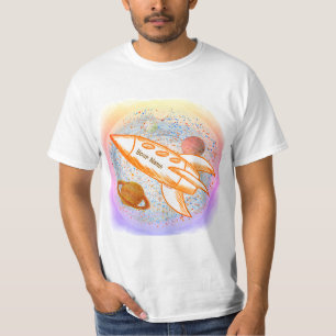 Orange Rakete T-Shirt
