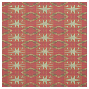 Orange Red Taupe Beige Khaki Brown Ethnic Look Stoff
