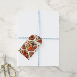 Orange Ribbon Geschenkboxen Hübsche Wasserfarbe Ge Geschenkanhänger