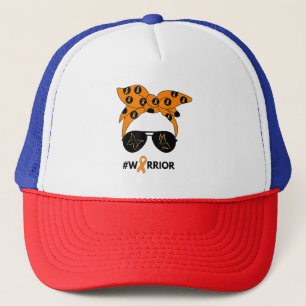 Orange Ribbon Krebs Krieger Bandana Unbrea Truckerkappe