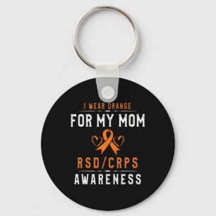 Orange Ribbon Krpsrsd Awareness - Mommy - Sohn an Schlüsselanhänger