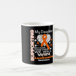 Orange Ribbon Leukämie Bewusstsein für mein Dau Kaffeetasse