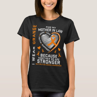 Orange Ribbon MS Mutter im Gesetz Multiple Skleros T-Shirt