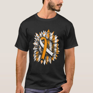 Orange Ribbon Multiple Sklerose Awareness Sunf T-Shirt