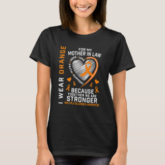 Orange Ribbon Mutter im Gesetz Multiple Sklerose T-Shirt