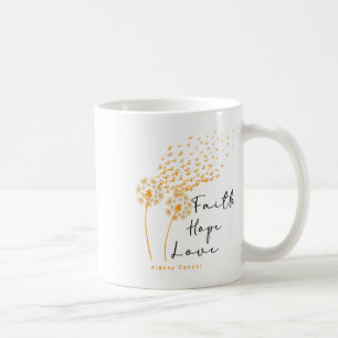 Orange Ribbon Resist The Storm Nieren Krebs Aware Kaffeetasse