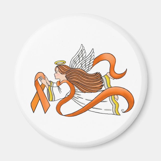 "Orange Ribbon"-Sensibilisierungsgel Magnet (Vorne)
