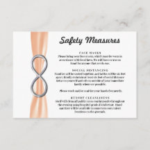 Orange Ribbon Silver Infinity Safety Measures