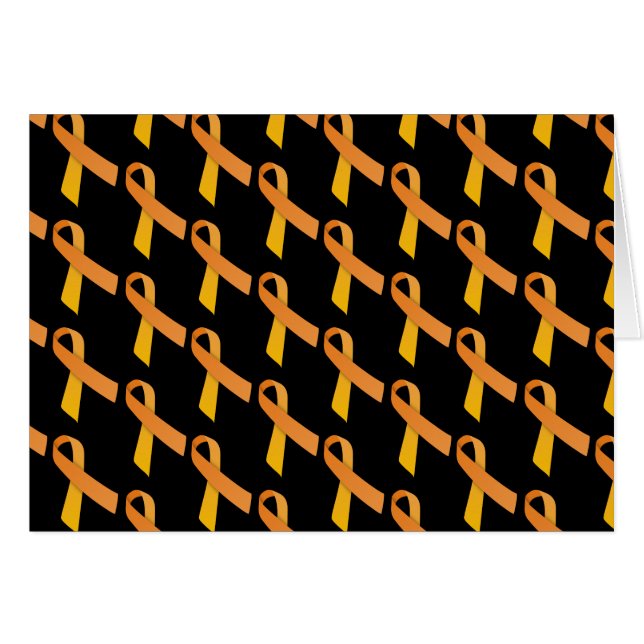 Orange Ribbons Tiled Pattern (Vorderseite (Horizontal))