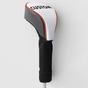 ORANGE Rohrleitung Custom Golf Driver Kopfbedeckun Headcover