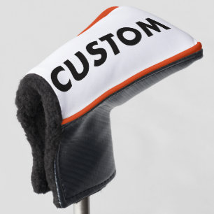 ORANGE Rohrleitung Custom Golf Putter Kopfbedeckun Headcover