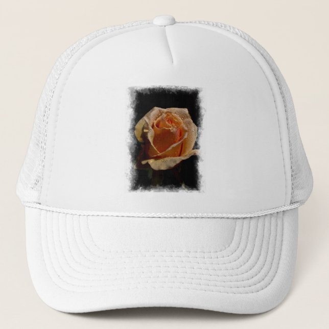 Orange Rose 1 Truckerkappe (Vorderseite)