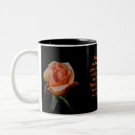 Orange Rose 3 Zweifarbige Tasse