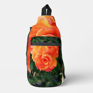 Orange Rose Crossbody Bag