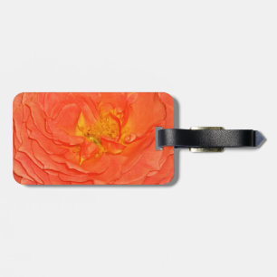 Orange Rose Gepäckmarke Gepäckanhänger