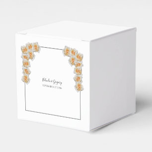 Orange Rose Hochzeit Geschenkschachtel