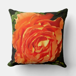 Orange Rose I Hübsch Kissen