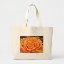 Orange Rose Jumbo Stoffbeutel