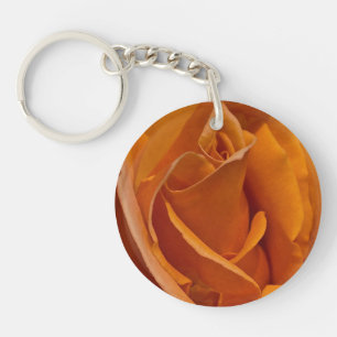 Orange Rose Nah-up Schlüsselanhänger