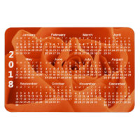 Orange Rose Petals 2018 Kalender