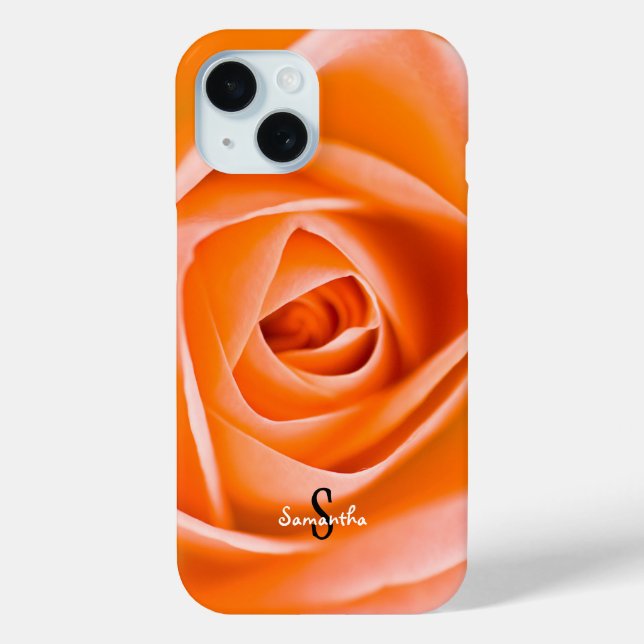 Orange Rose Phone case (Rückseite)
