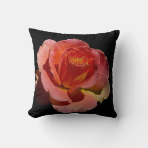 Orange Rose Pillow Kissen