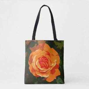 Orange Rose Tasche