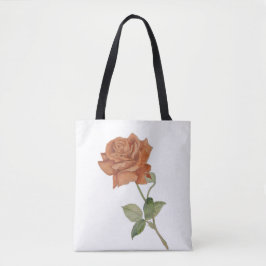 Orange Rose Tote Bag Tasche