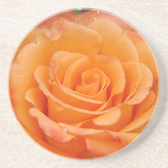 Orange Rose Untersetzer (Vorne)