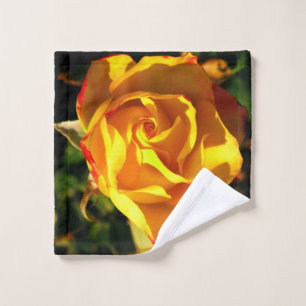 Orange Rose Waschlappen