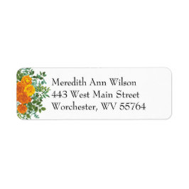 Orange Rose Wedding Elegante Schöne Aussicht